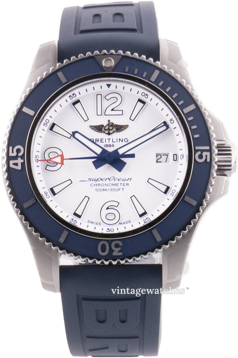 A17366D81A1S1 Breitling Superocean Ii 42 Hvid Gummi 42.00 mm 24.095